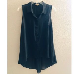 Black Sleeveless Top